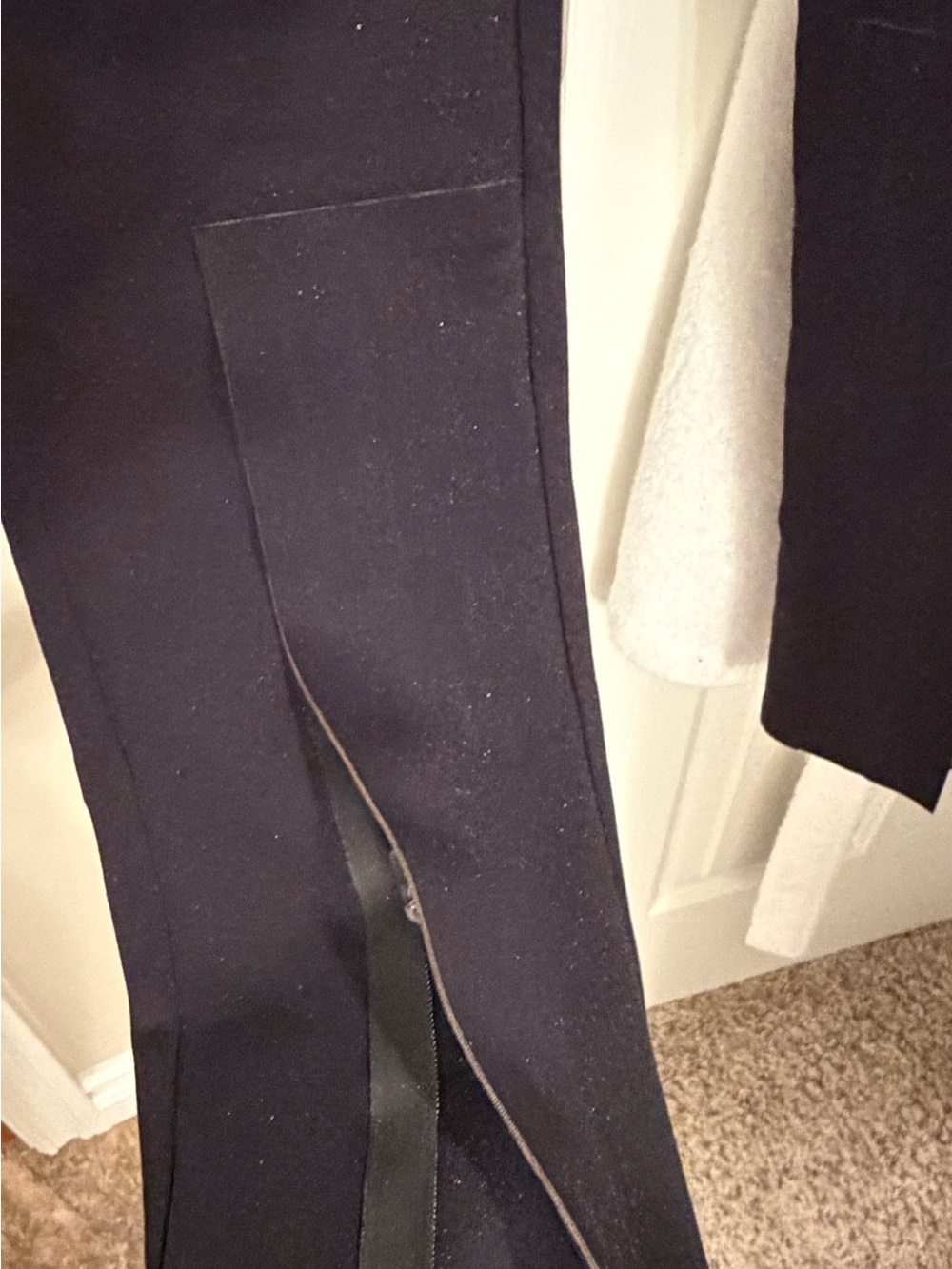 WARDROBE.NYC Black Flared Leggings